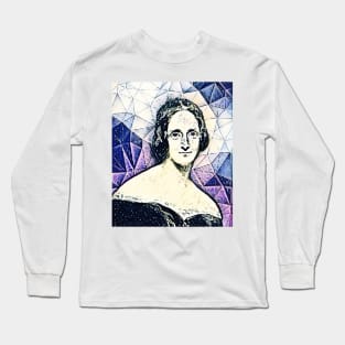 Mary Shelley Portrait | Mary Shelly Artwork 13 Long Sleeve T-Shirt